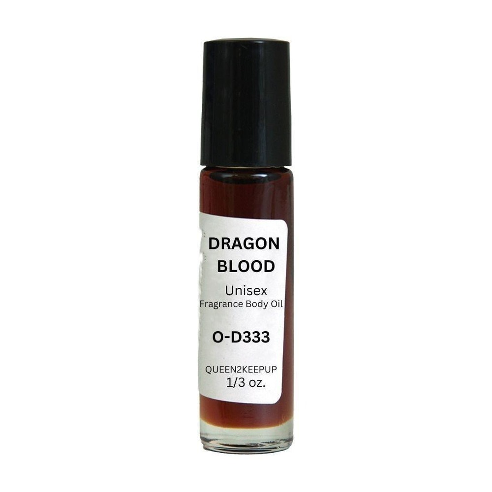 Dragon Blood Unisex Body Oil Sweet Spicy Earthy Aromatic Fragrance Blend Roll-On
